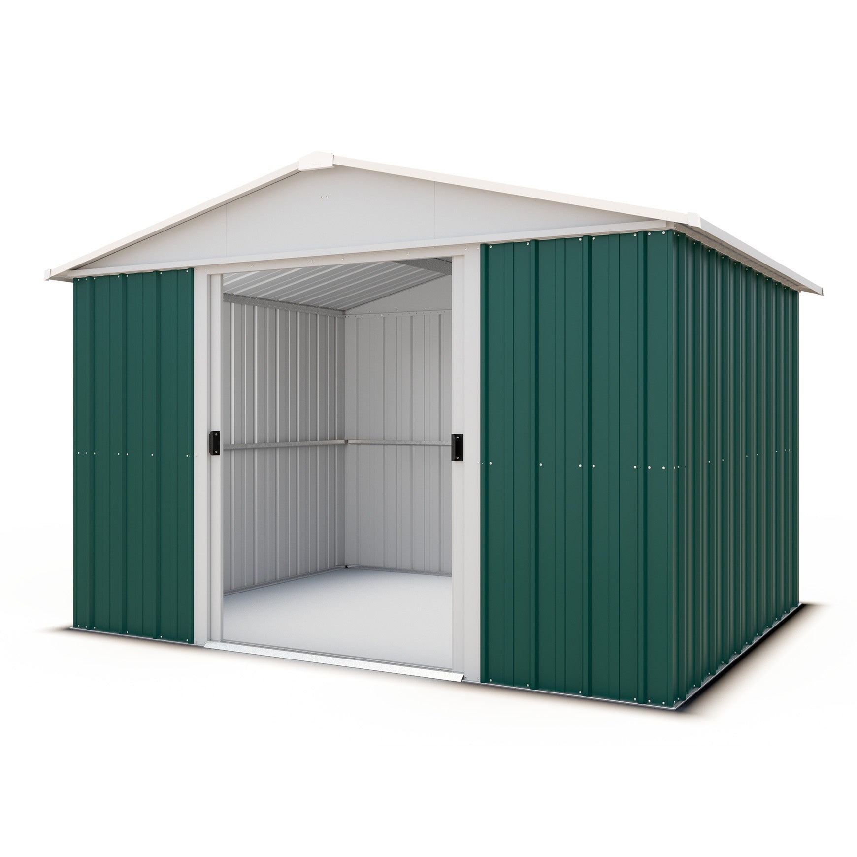 Yardmaster 'Emerald' Green Metal Shed