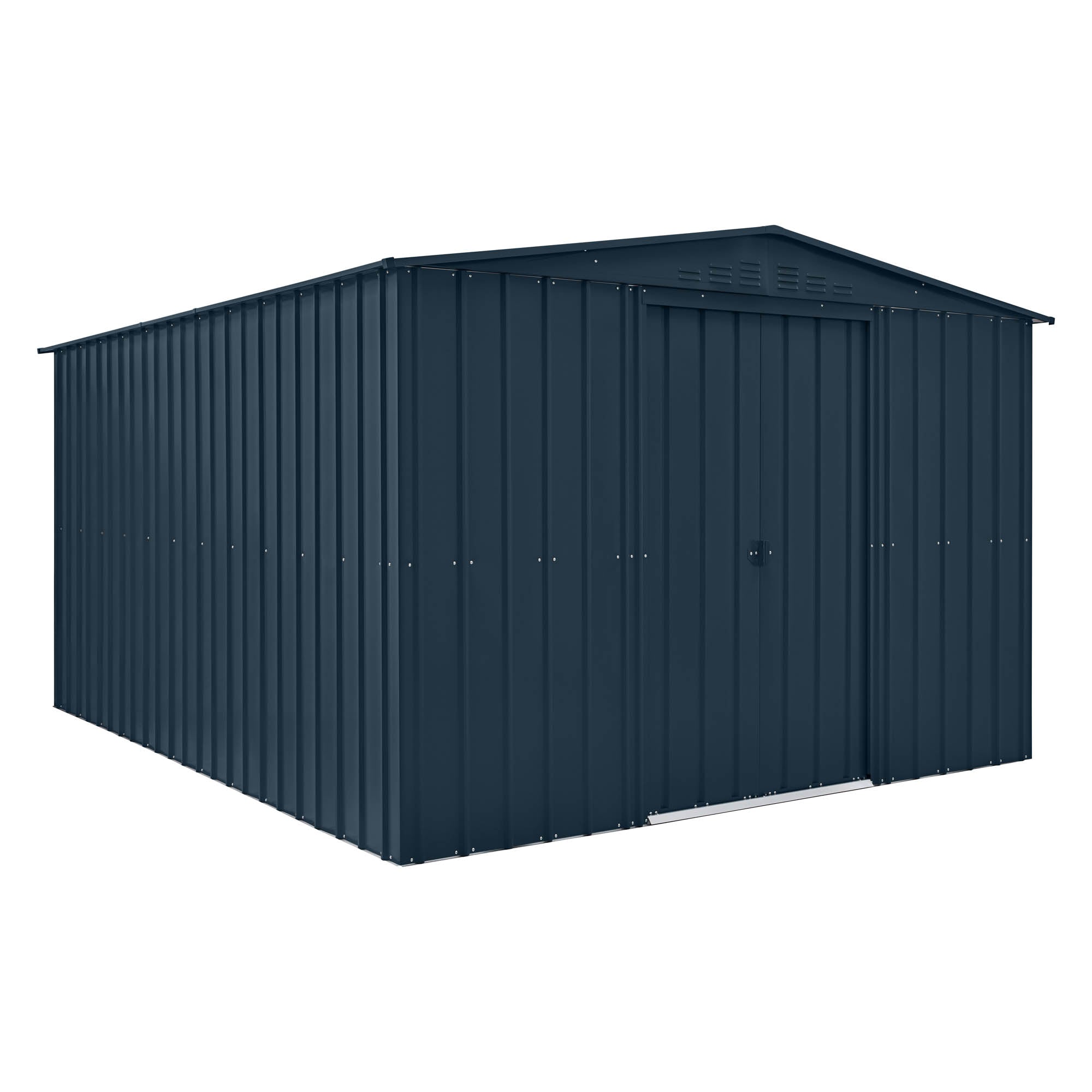 Globel Grey Apex Metal Shed