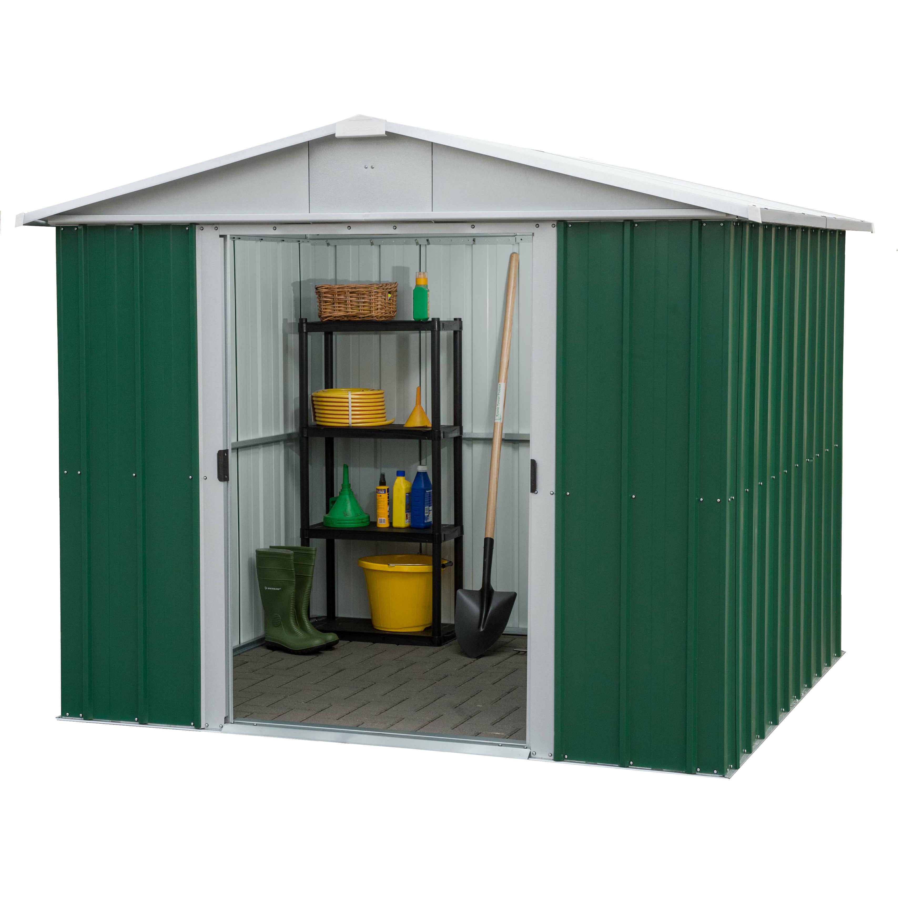 Yardmaster 'Emerald' Green Metal Shed