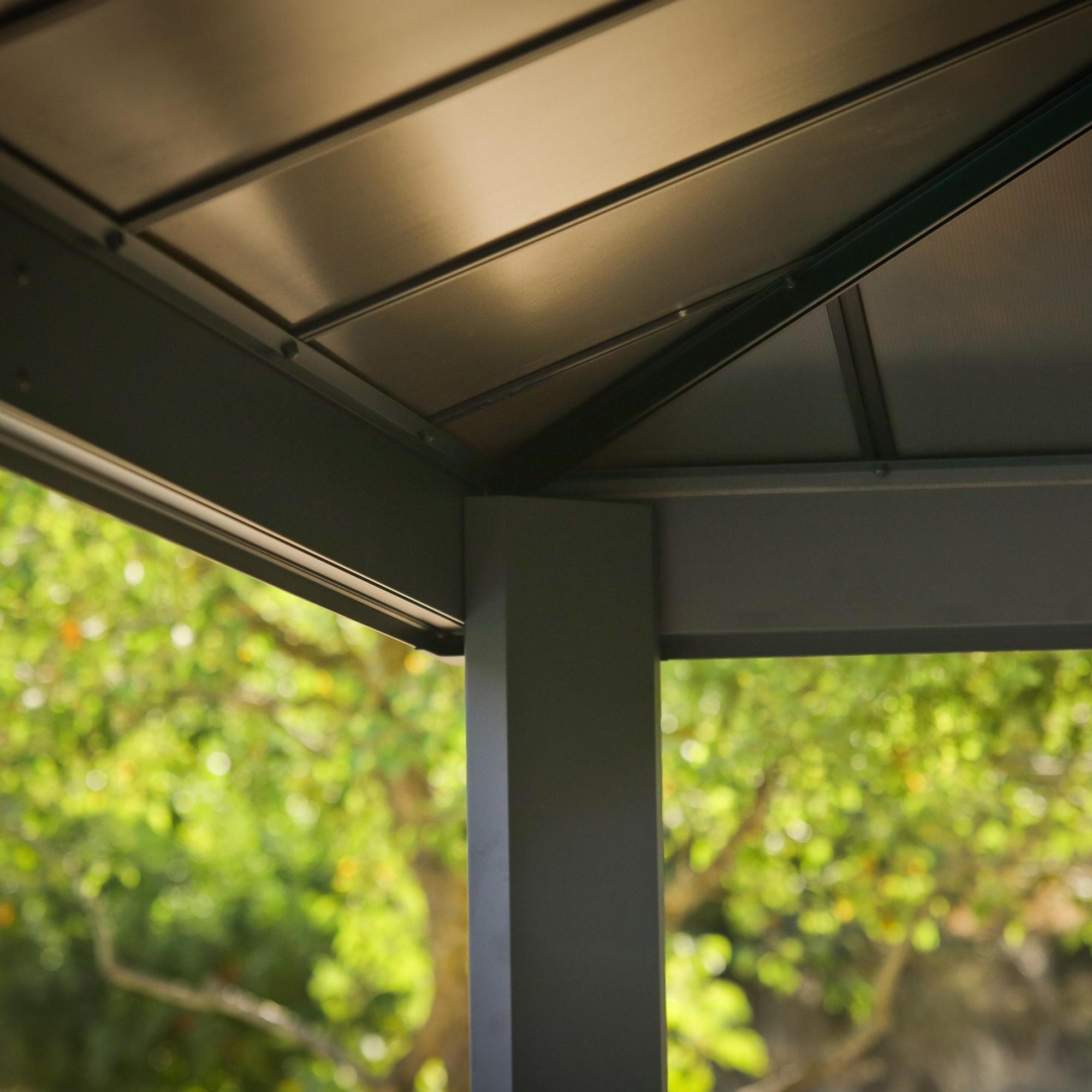 Canopia by Palram Dallas 14 x 16 Garden Gazebo - Grey