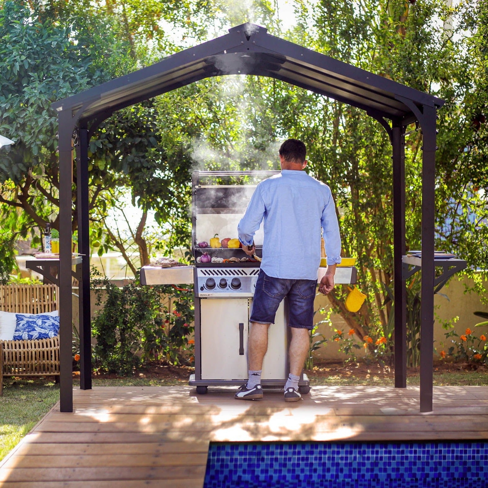 Canopia by Palram Austin BBQ Gazebo