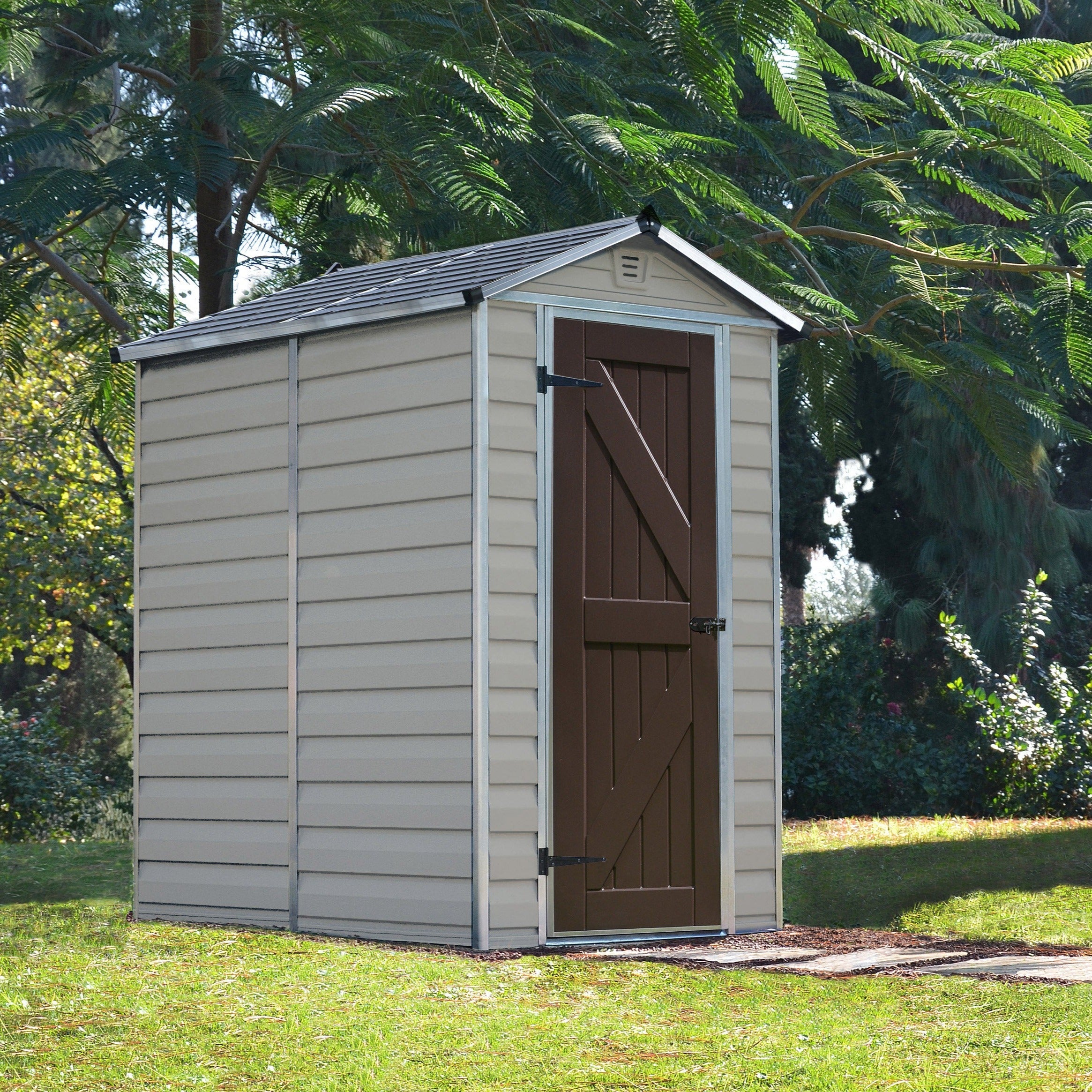Canopia by Palram Skylight Shed - Tan