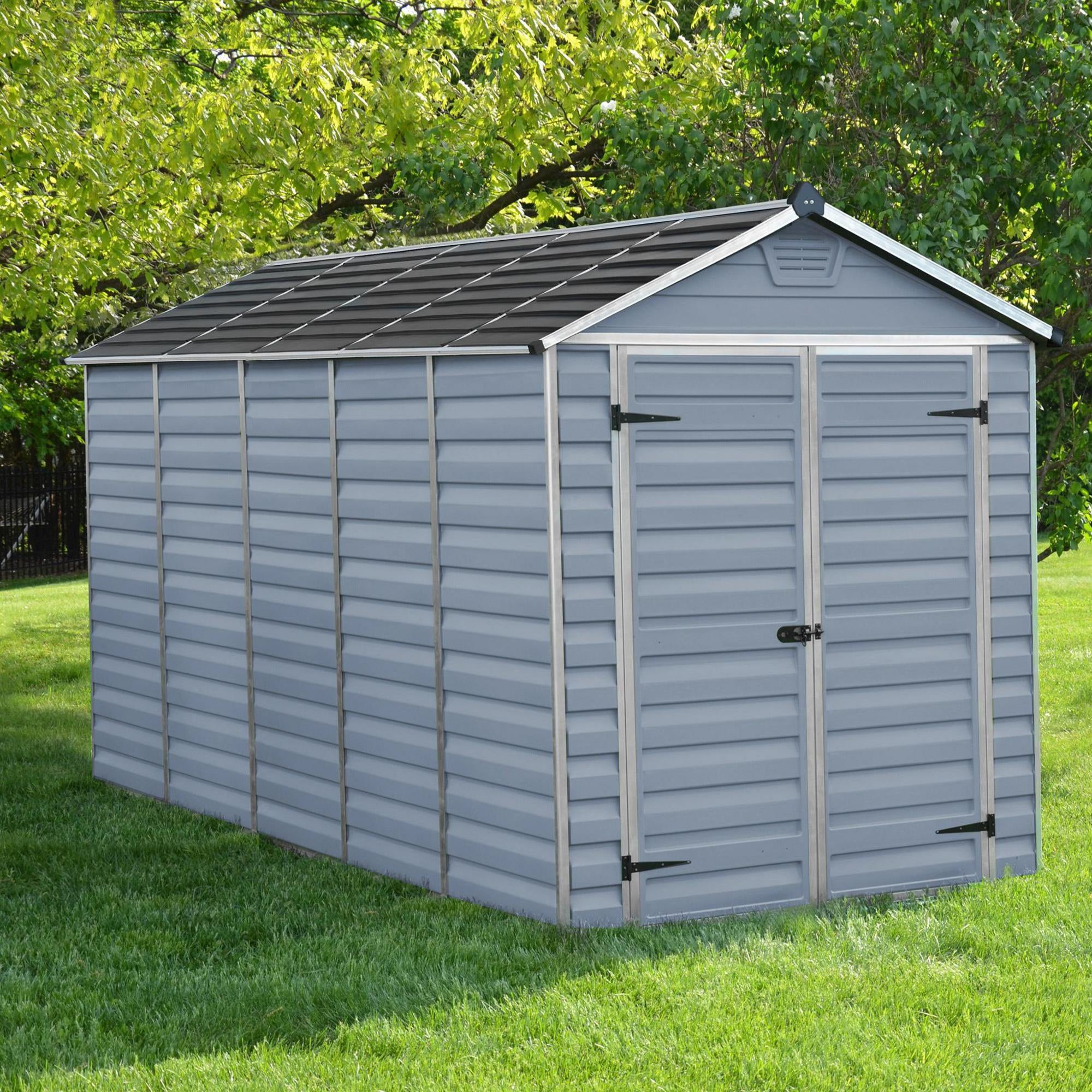 Canopia by Palram Skylight Plastic Shed - Grey