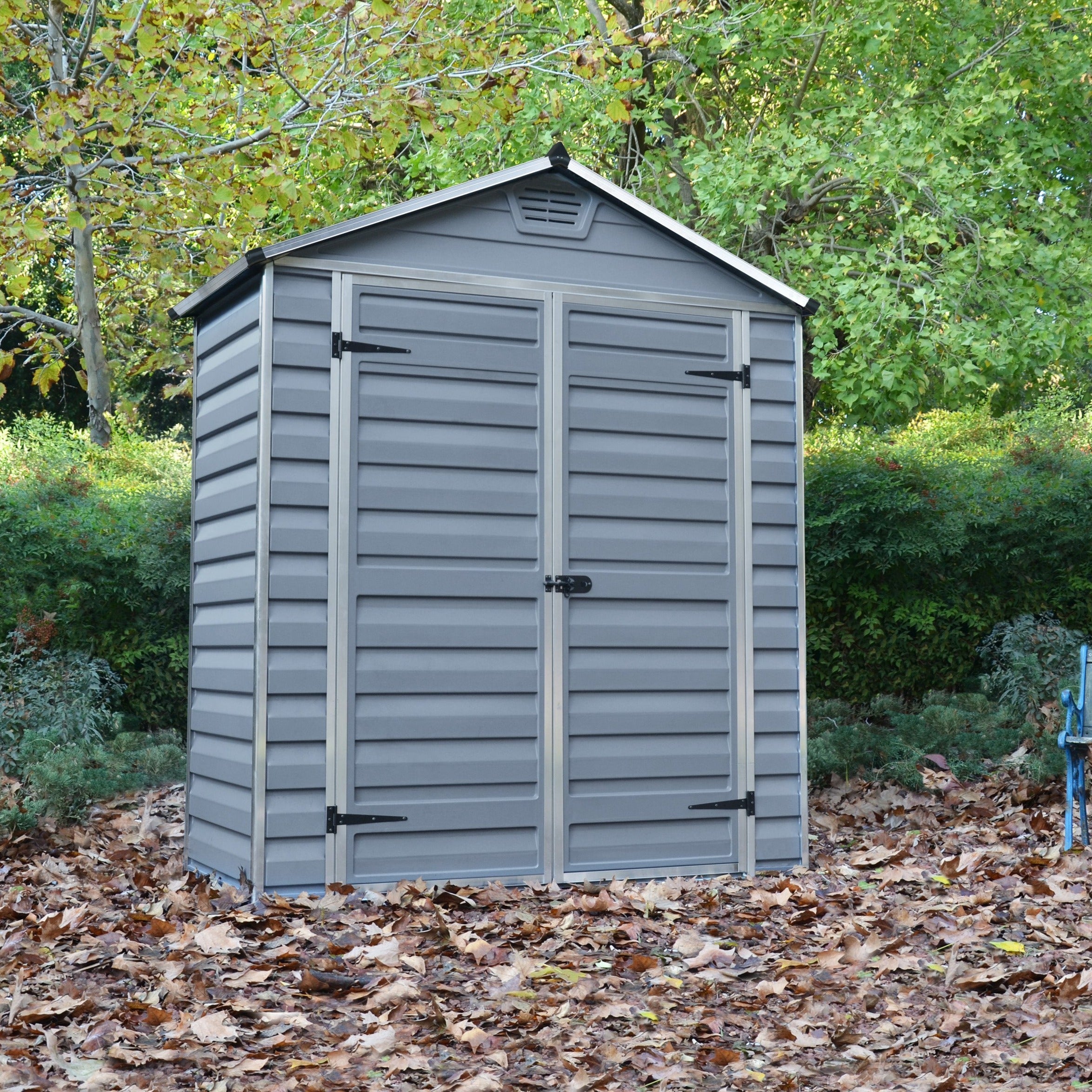 Canopia by Palram Skylight Plastic Shed - Grey