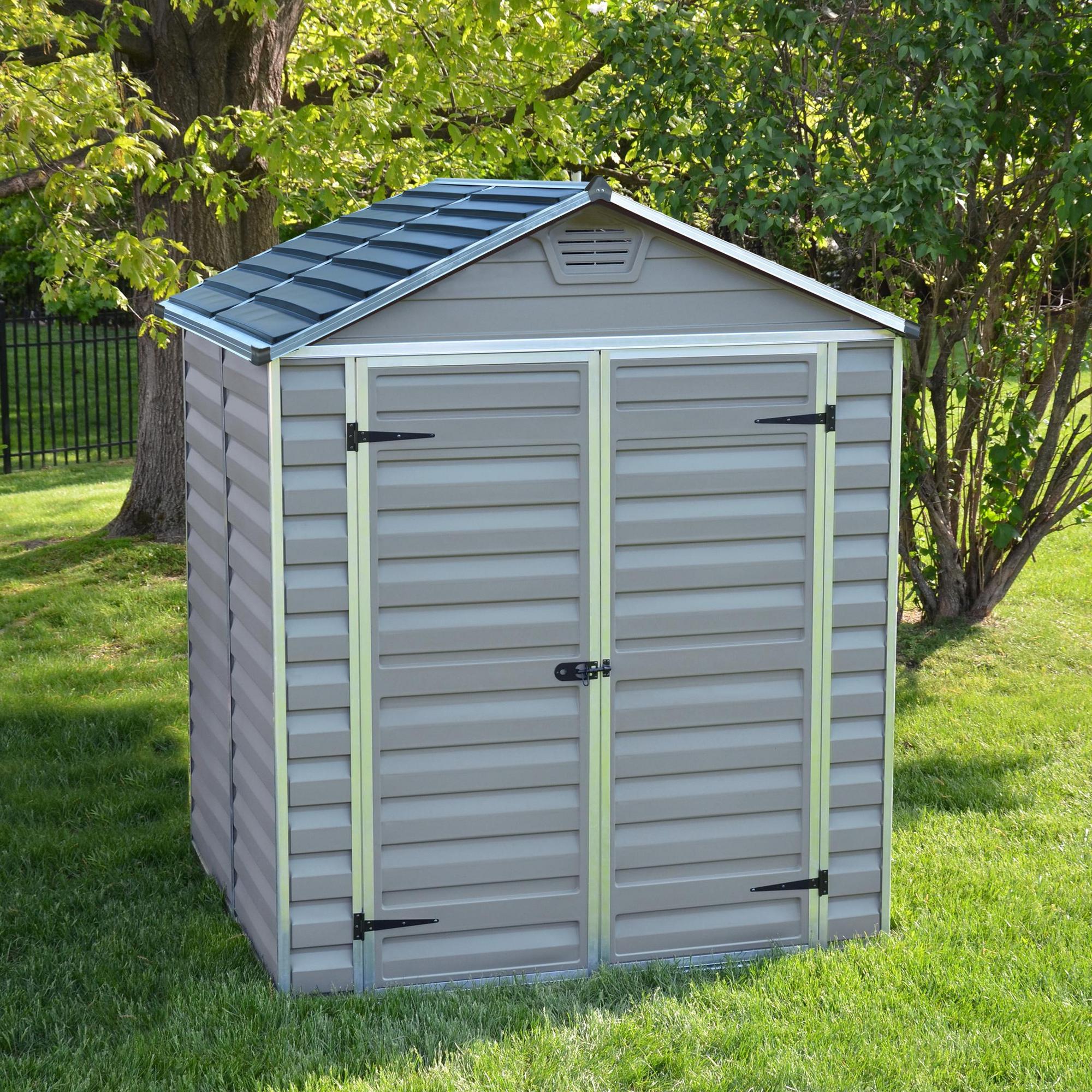Canopia by Palram Skylight Plastic Shed - Grey