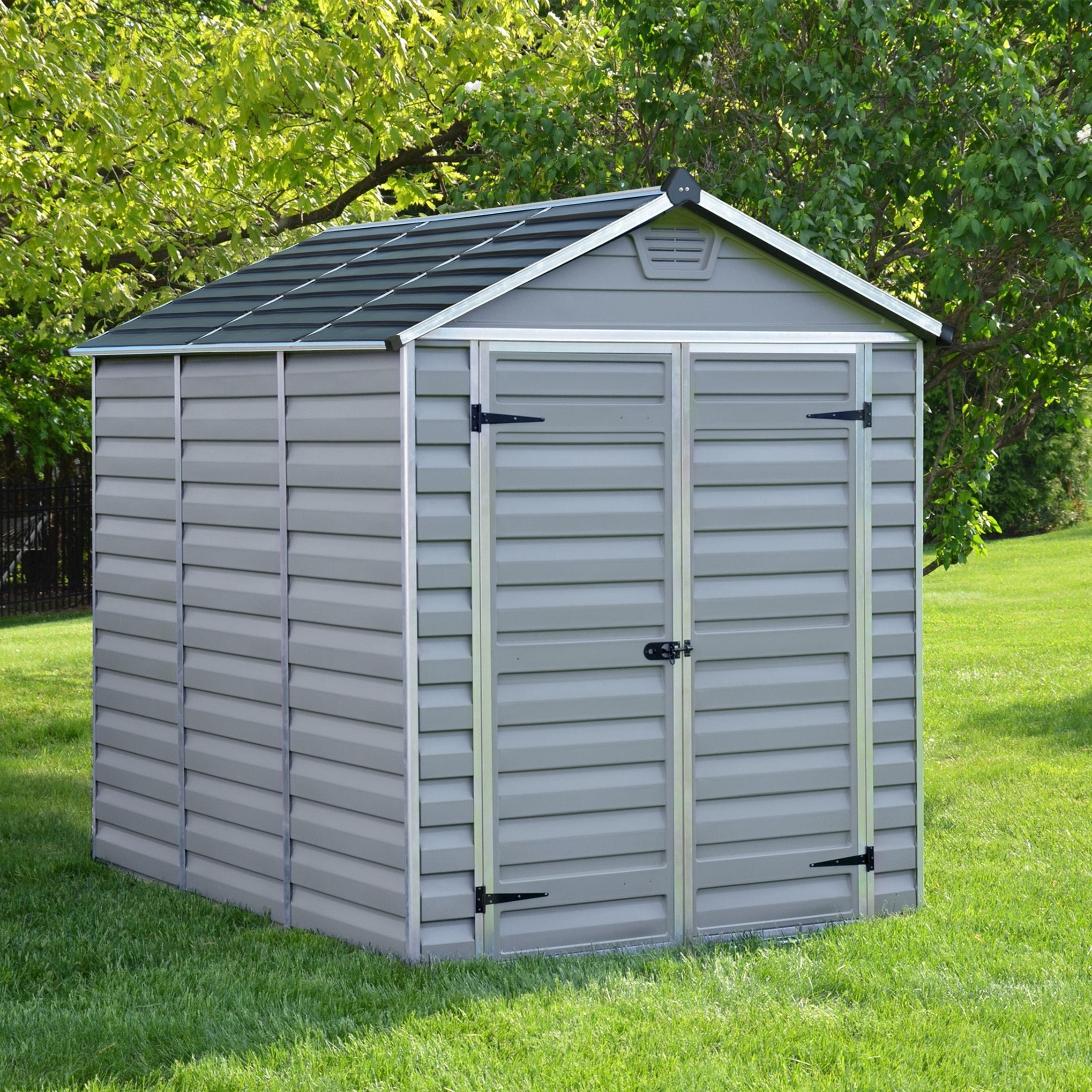Canopia by Palram Skylight Plastic Shed - Grey