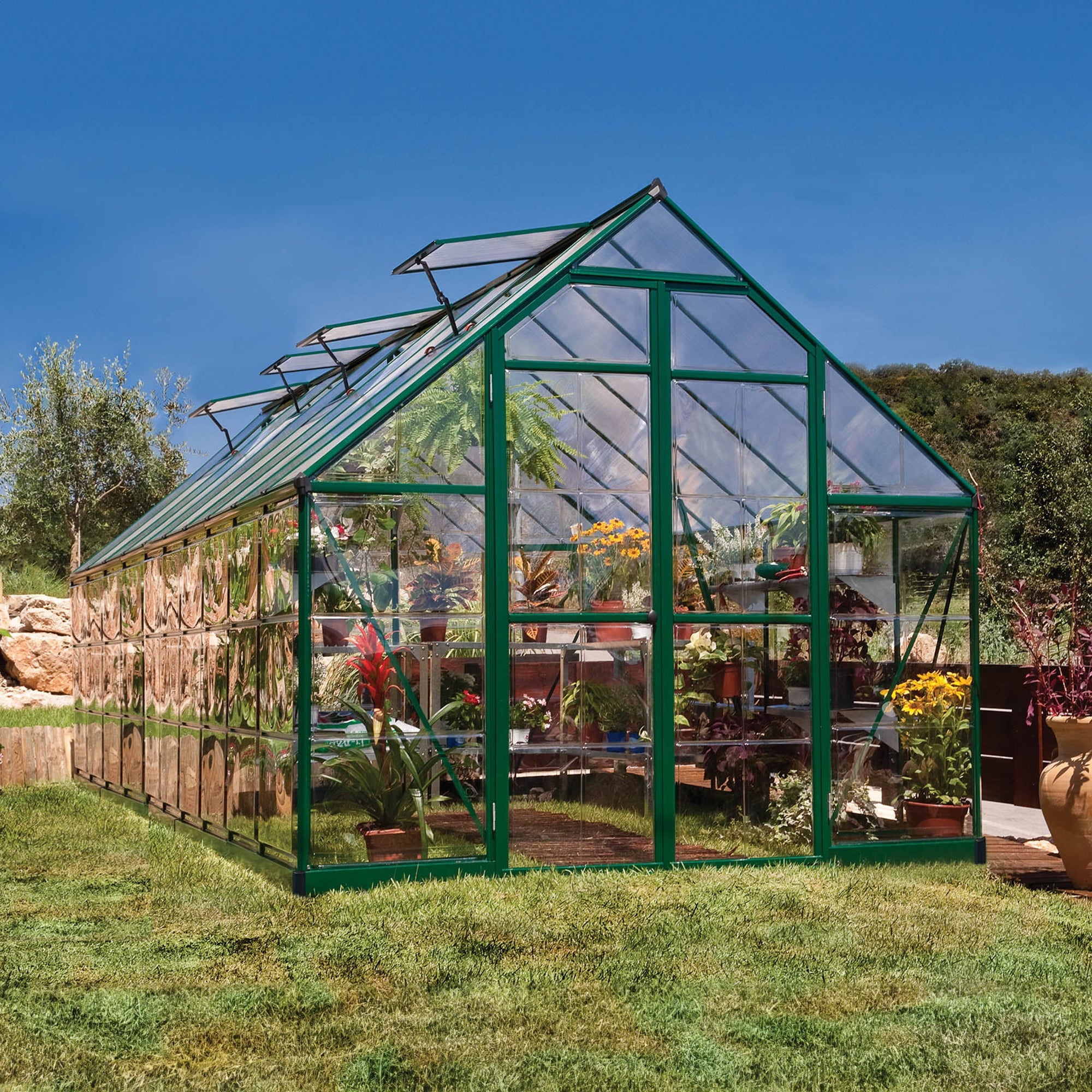 Canopia by Palram Balance Green Greenhouse