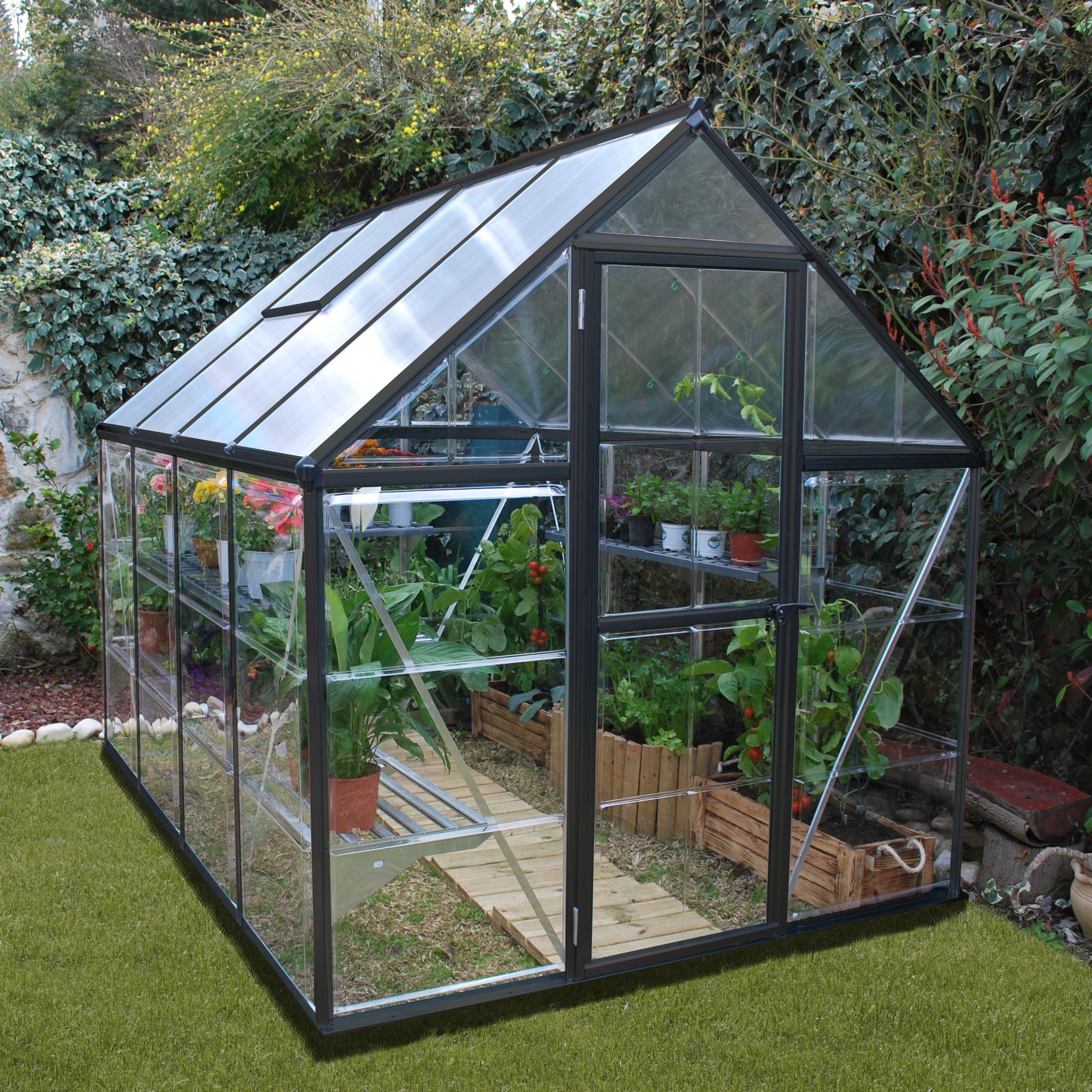 Canopia by Palram Hybrid Greenhouse Grey