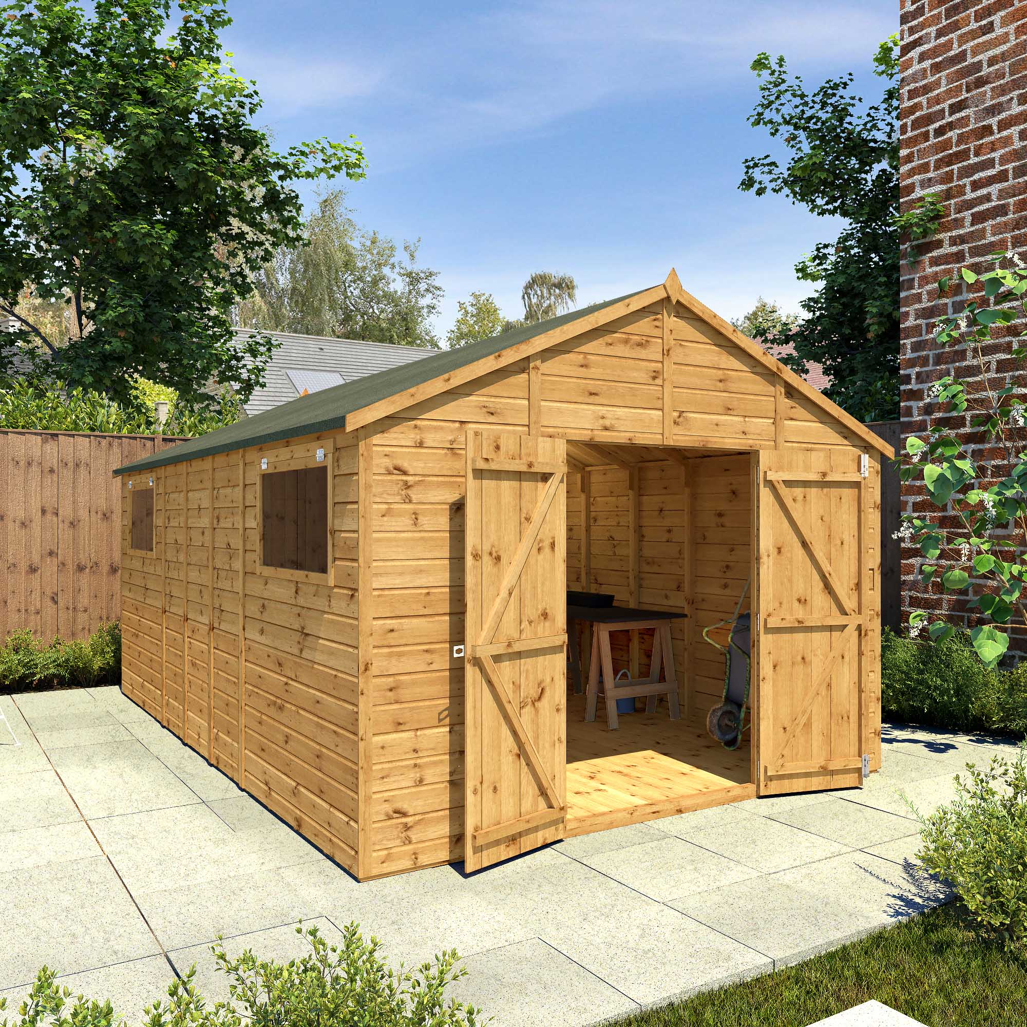Premium Shiplap Apex Workshop