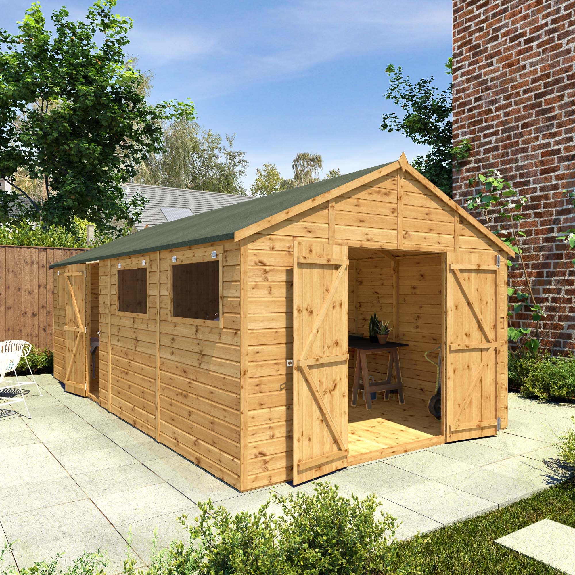Premium Shiplap Apex Workshop