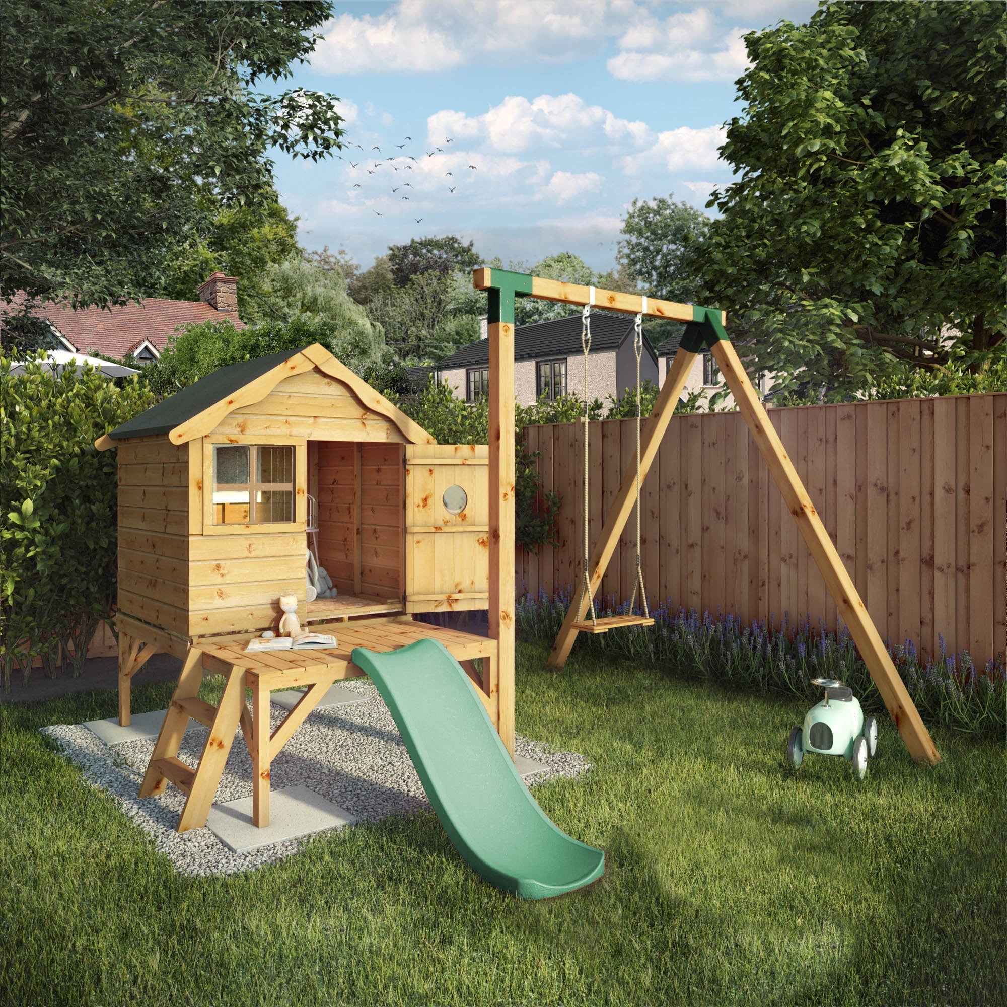 Snug Playhouse with Tower & Activity Set