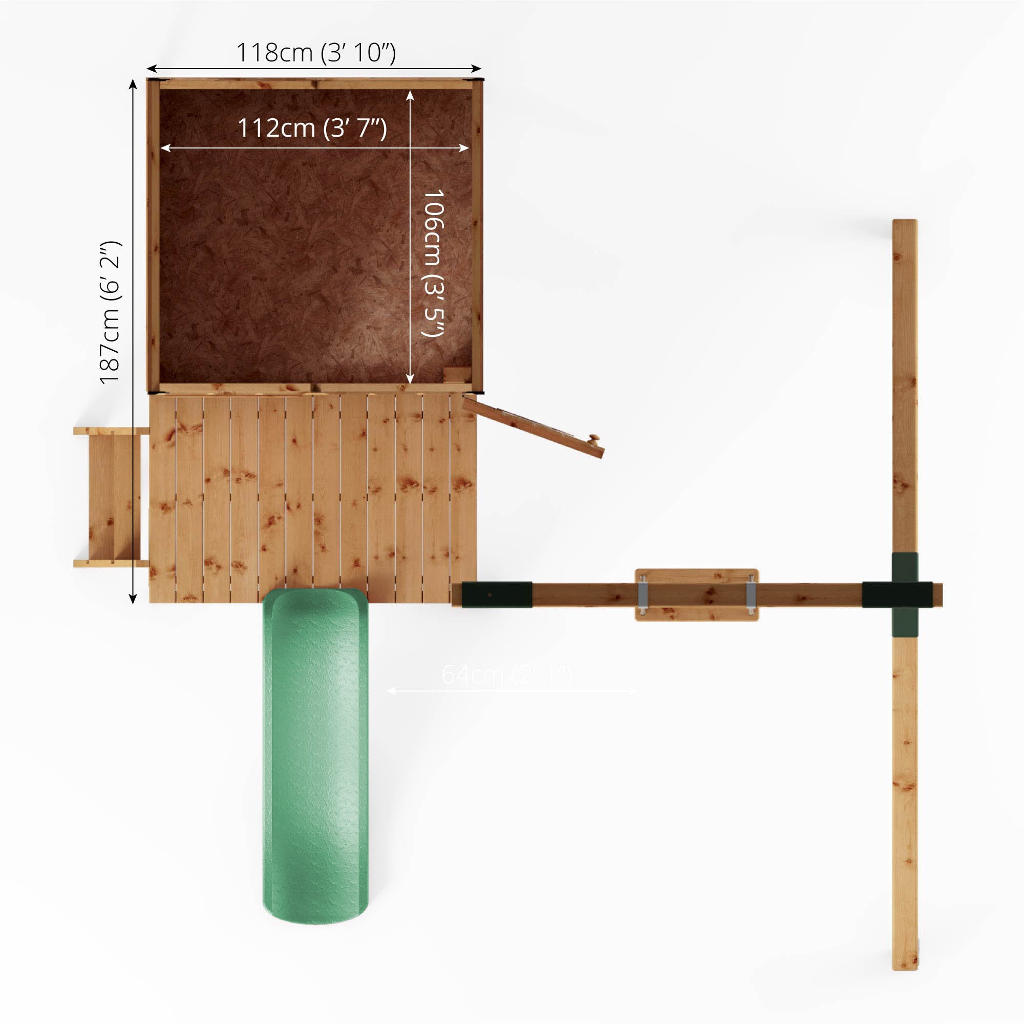 Snug Playhouse with Tower & Activity Set