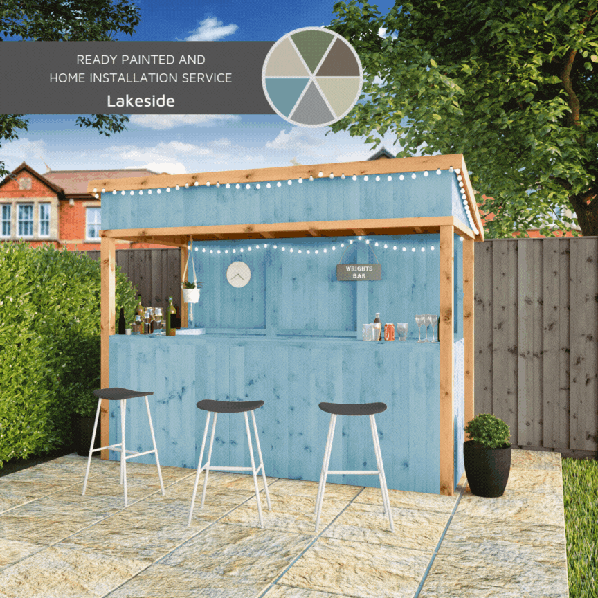 9 x 4 Premium Pressure Treated Garden Bar