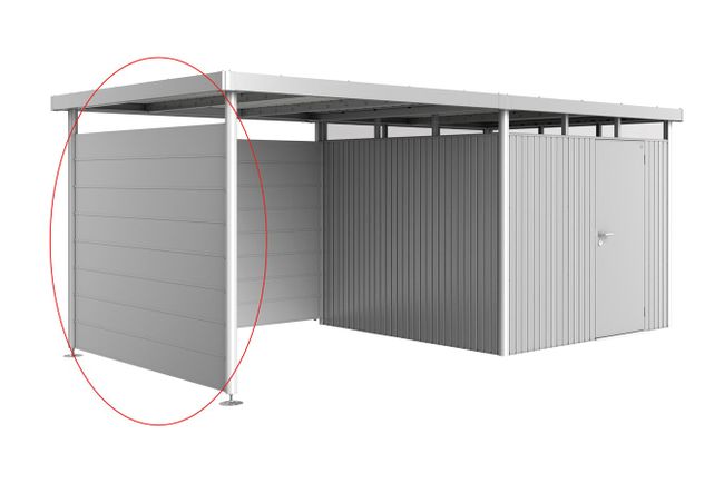 Side Wall for Side Canopy for Biohort Shed