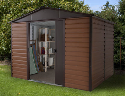 Yardmaster 'Woodview Shiplap' Metal Shed