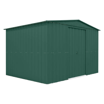 Globel Green Apex Metal Shed