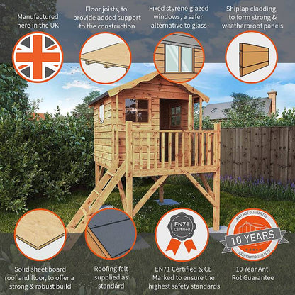 Poppy Tower Wooden Playhouse
