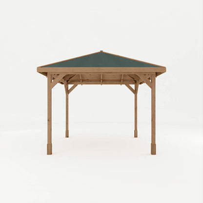 3m x 3m Pressure Treated Gazebo with Tongue & Groove Roof