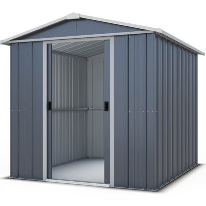 Yardmaster 'Castleton' Anthracite Metal Shed