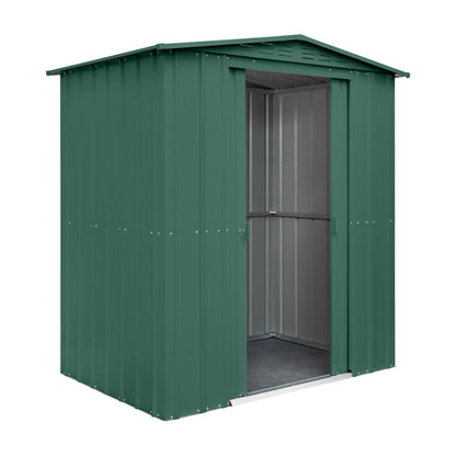 Globel Green Apex Metal Shed