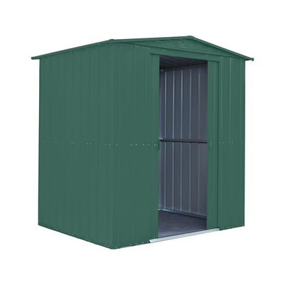 Globel Green Apex Metal Shed