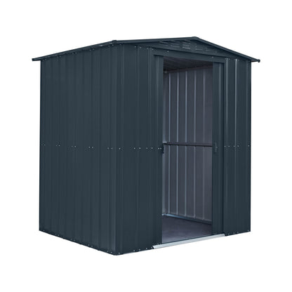 Globel Grey Apex Metal Shed