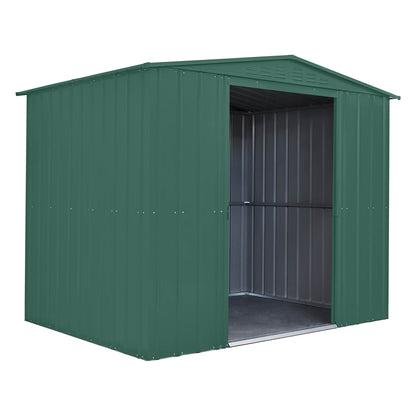 Globel Green Apex Metal Shed