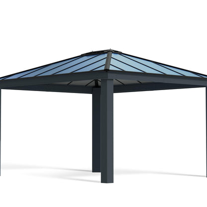 Canopia by Palram Dallas 12 x 14 Garden Gazebo - Grey