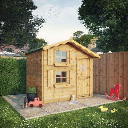 A double storey playhouse for children 