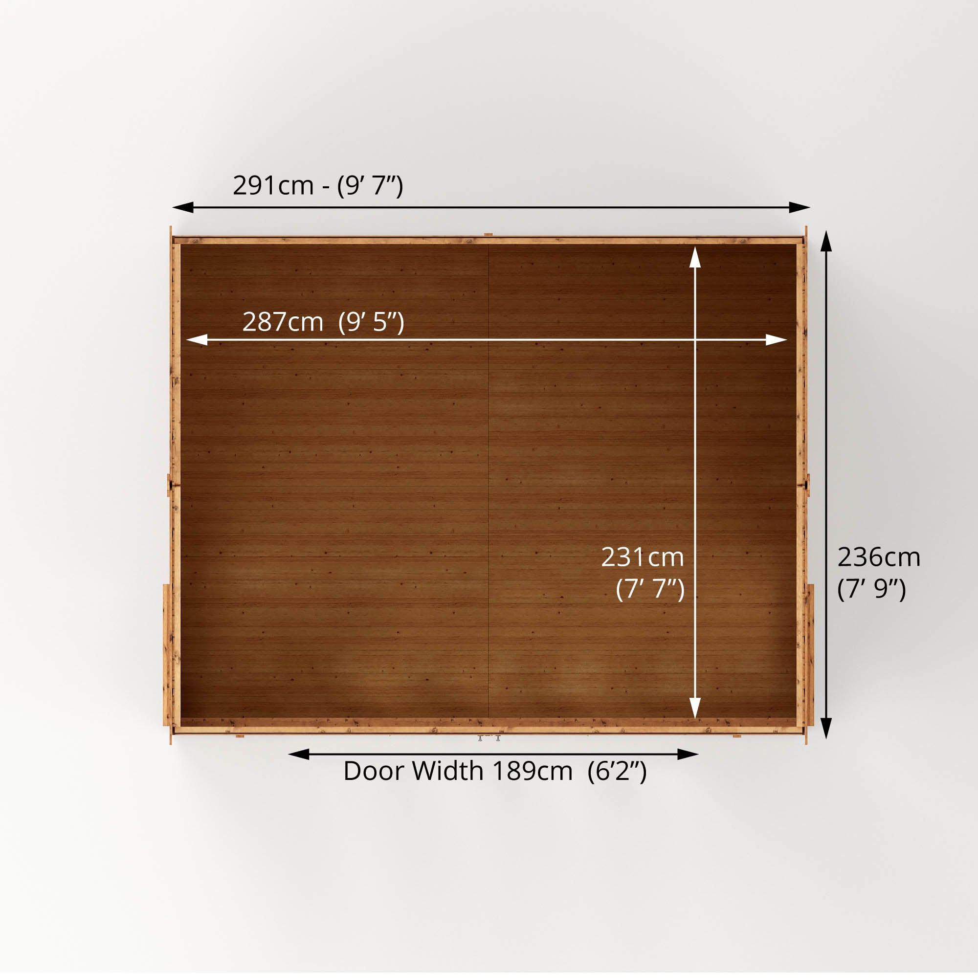 10 x 8 Vermont Wooden Summerhouse