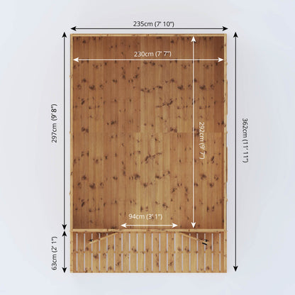 12 x 8 Wessex Summerhouse