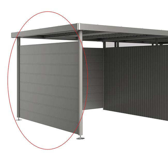 Side Wall for Side Canopy for Biohort Shed